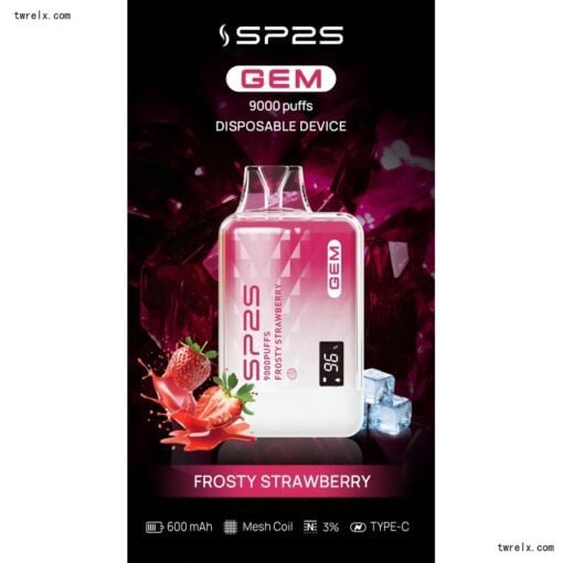 SP2S新品上市 SP2S 9000 Puffs 思博睿拋棄式電子煙9000口:圖片 8