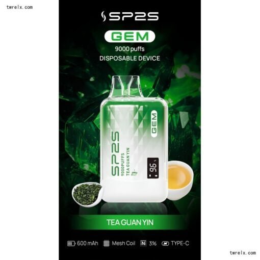 SP2S新品上市 SP2S 9000 Puffs 思博睿拋棄式電子煙9000口:圖片 4