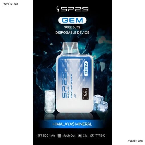 SP2S新品上市 SP2S 9000 Puffs 思博睿拋棄式電子煙9000口:圖片 3
