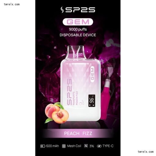SP2S新品上市 SP2S 9000 Puffs 思博睿拋棄式電子煙9000口:圖片 2