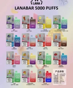 LANA Bar BC6000 puffs 拋棄式電子煙 一次性超涼款 貨到付款