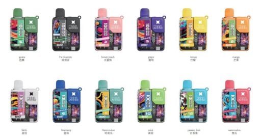 Meel Boost 10000 Puffs 麻將盒子 大容量一次性抛棄式:圖片 2