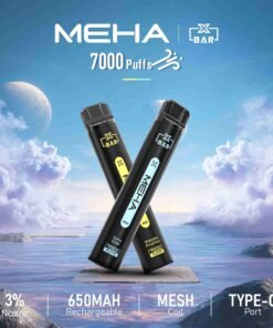 MEHA魅嗨7000口小黑條一次性電子煙 Xbar抛棄式 台灣現貨